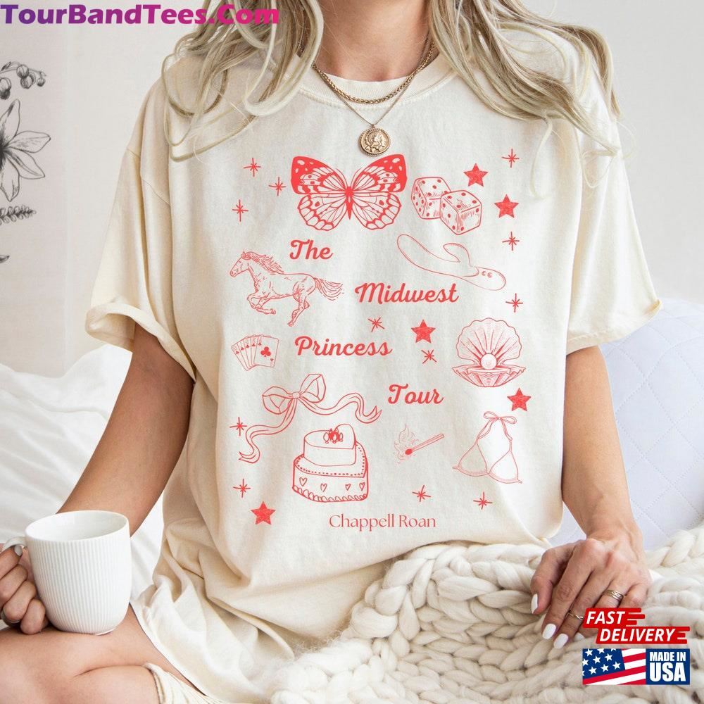 Chappell Roan T-Shirt Midwest Princess Tour Oversized Tee Wlw Queer Shirt Merch Sweatshirt 29Uf106625 – Utopia Fashion