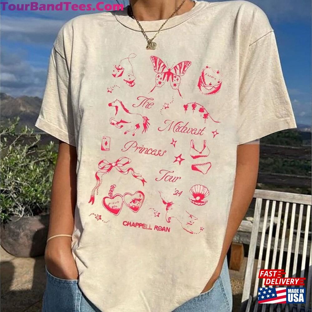 Chappell Roan T-Shirt Pink Pony Club Shirt Midwest Princess Tour Classic Sweatshirt 29Uf117150 – Utopia Fashion