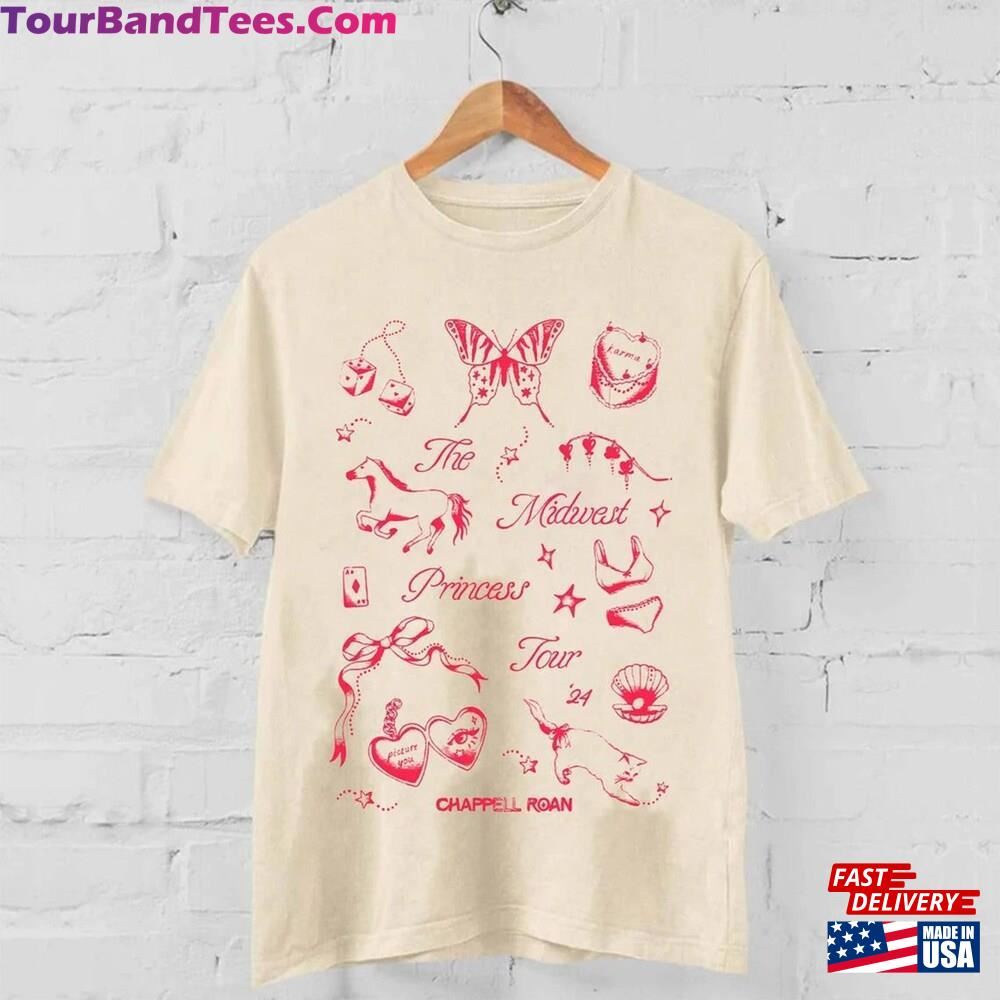 Chappell Roan T-Shirt Pink Pony Club Shirt Midwest Princess Tour Unisex 29Uf117148 – Utopia Fashion