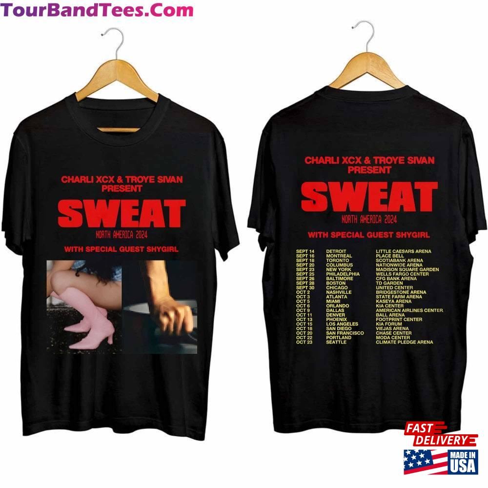 Charli Xcx And Troye Sivan Sweat Tour Shirt Concert T-Shirt Sweatshirt 29Uf097710 – Utopia Fashion