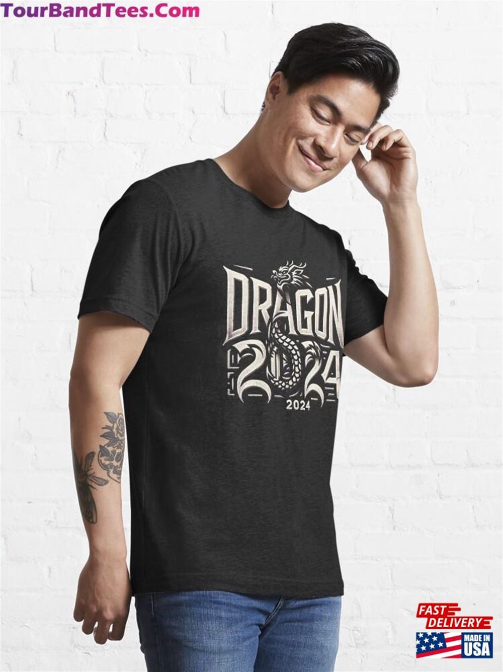 Chinese New Year Dragon Typography Essential T-Shirt Sweatshirt Hoodie 29Uf102212 – Utopia Fashion