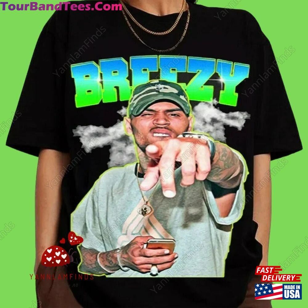 Chris Brown Breezy Shirt T-Shirt Tour Unisex Classic 29Uf097866 – Utopia Fashion