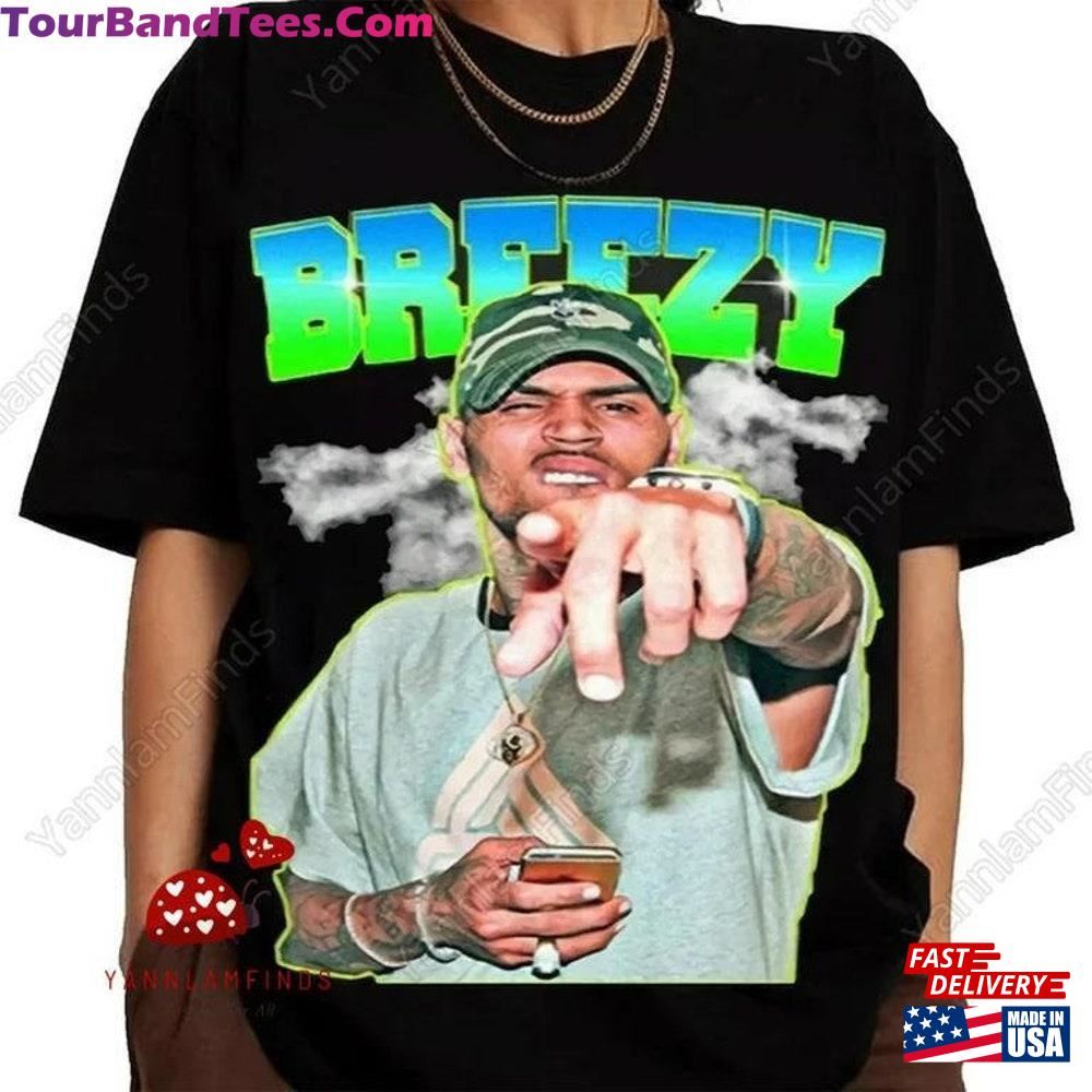 Chris Brown Breezy Shirt T-Shirt Tour Unisex Classic 29Uf097866 – Utopia Fashion