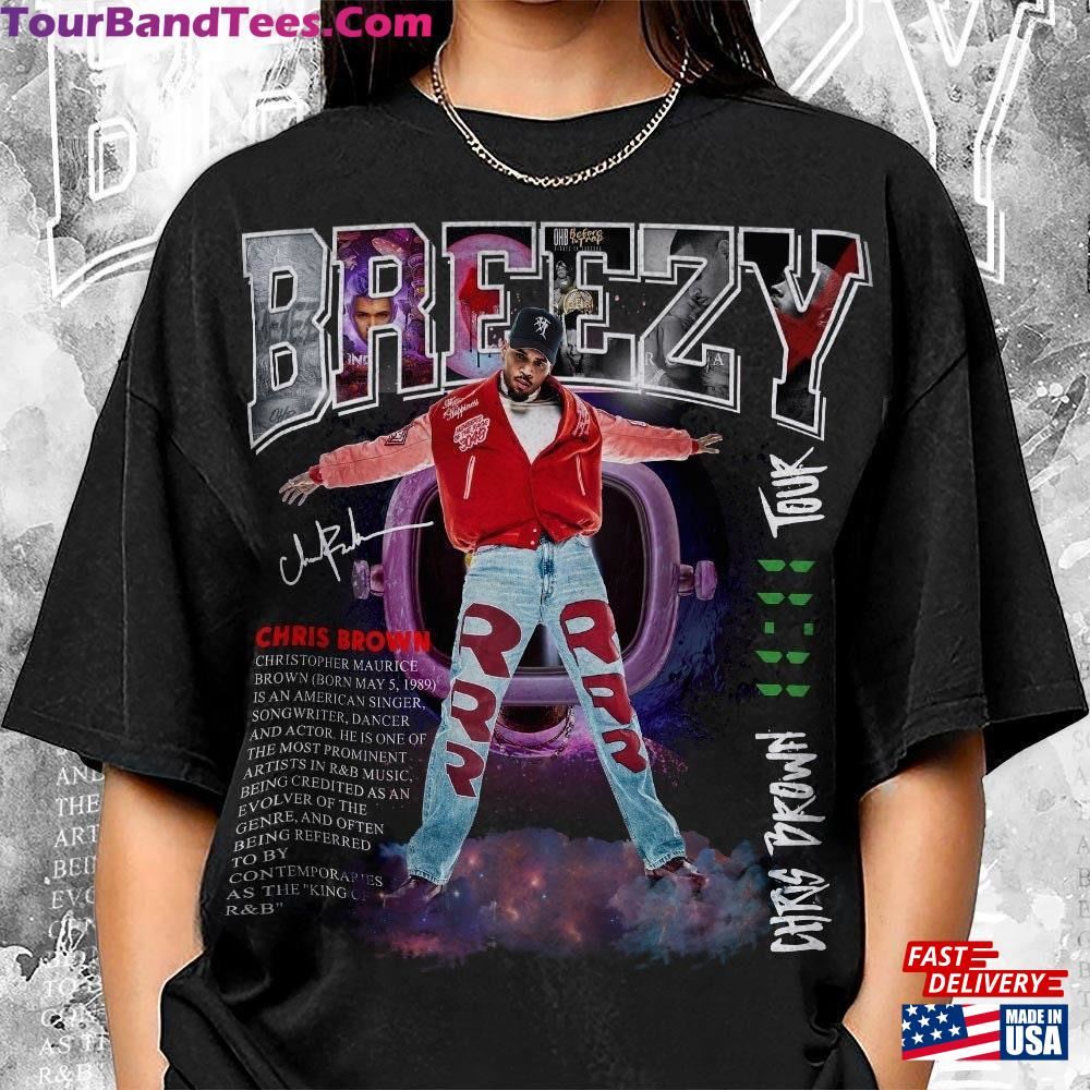 Chris Brown Breezy Vintage 90S Shirt Bootleg Music Art Album Tour Concert Tickets Y2K Graphic Tee For Fan T-Shirt Classic 29Uf095949 – Utopia Fashion