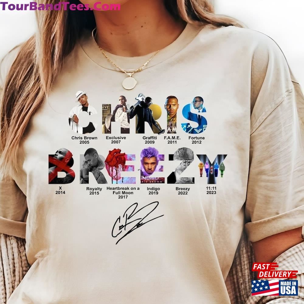 Chris Brown Shirt Tour Breezy Classic Hoodie 29Uf097423 – Utopia Fashion