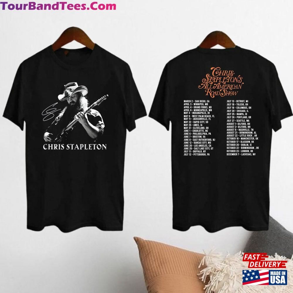 Chris Stapleton Tour Shirt All American Road Show Fan Hoodie T-Shirt 29Uf112474 – Utopia Fashion