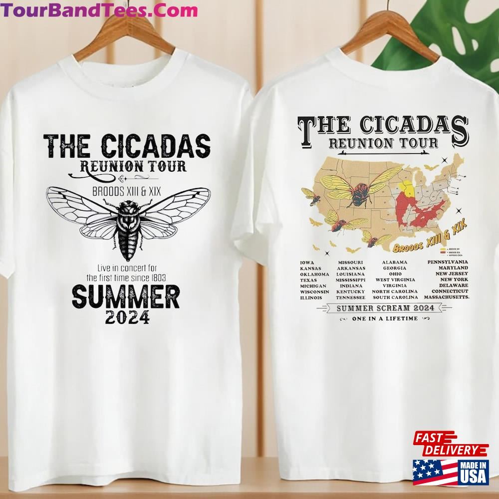 Cicada Brood Shirt Reunion Summer Tour Concert Merch T-Shirt Hoodie 29Uf101656 – Utopia Fashion