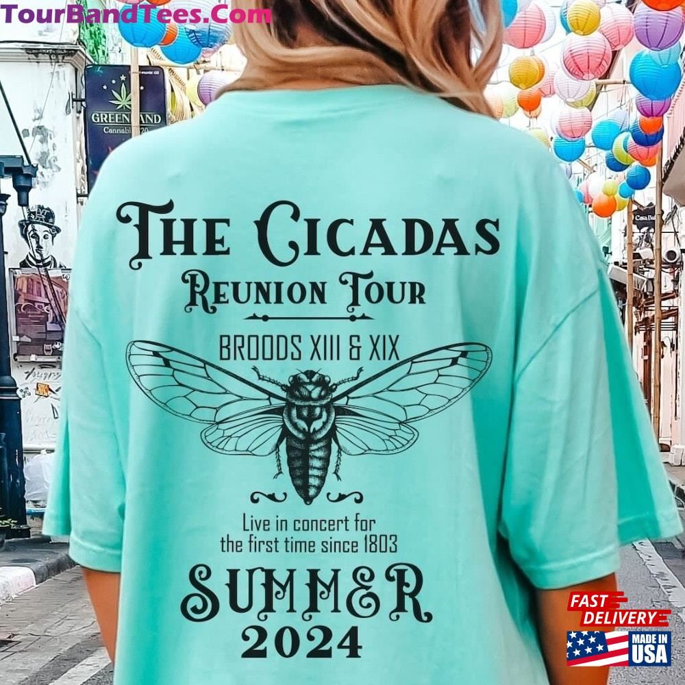 Cicada Concert Tour Comfort Colors Shirt Sweatshirt Classic 29Uf092752 – Utopia Fashion