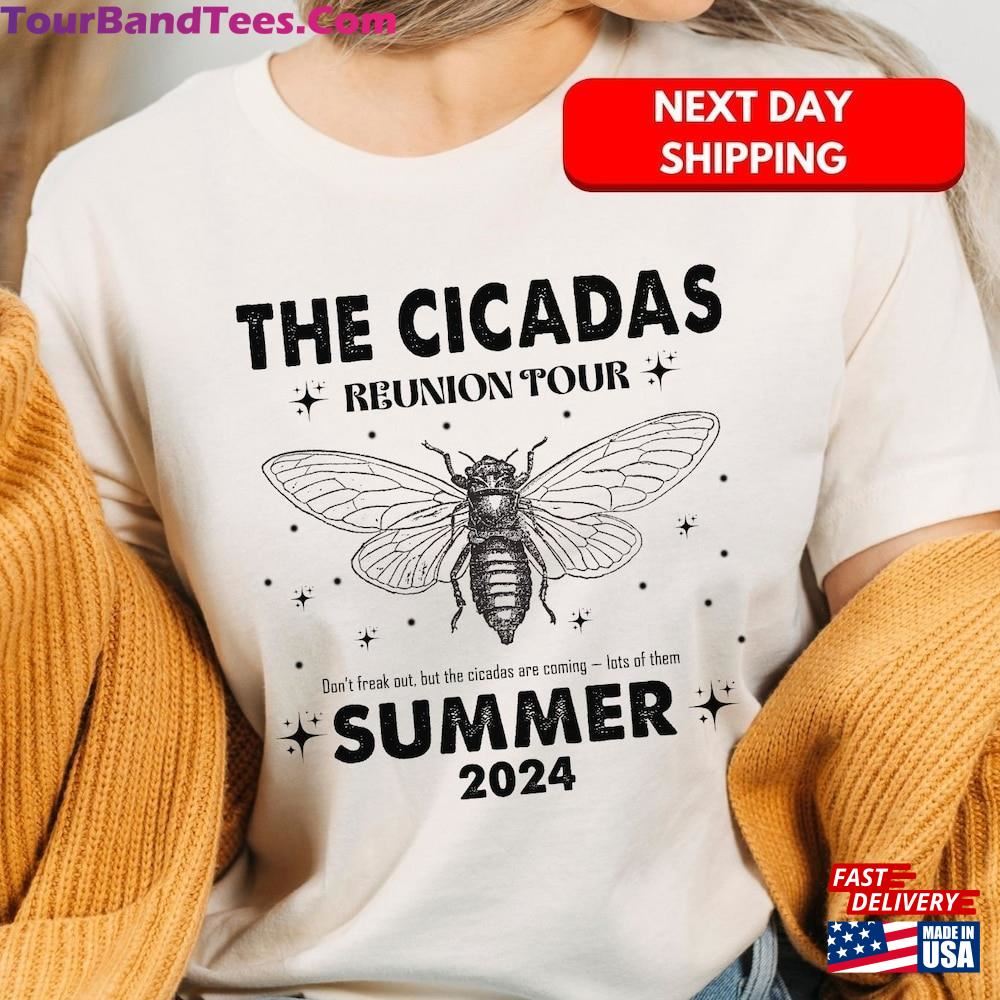 Cicada Concert Tour Shirt Year Of Apparel Insect Bug Clothing Sweatshirt Hoodie 29Uf096066 – Utopia Fashion