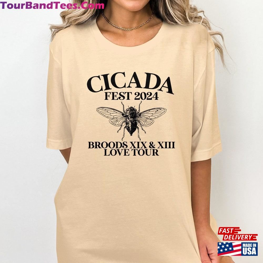 Cicada Fest T-Shirt Broods Xix And Xiii Love Tour Shirt Festival Band Tee Unisex 29Uf096894 – Utopia Fashion