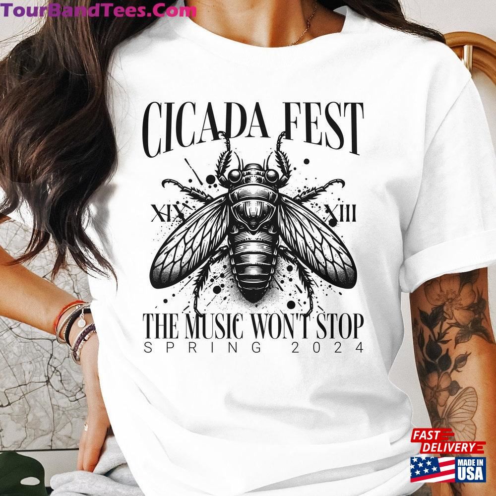 Cicada Fest T-Shirt The Music Won T Stop Spring Classic Hoodie 29Uf112420 – Utopia Fashion