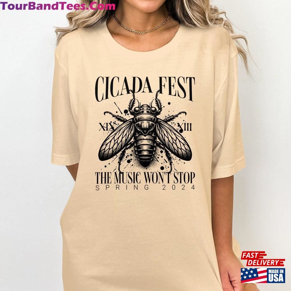 Cicada Fest T-Shirt The Music Won T Stop Spring Classic Hoodie 29Uf112420 – Utopia Fashion