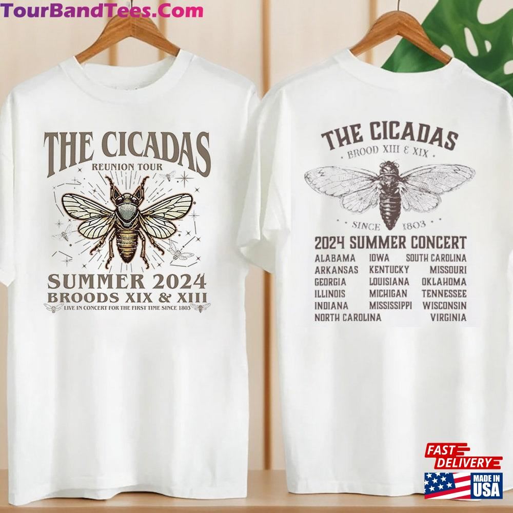 Cicada Reunion Summer Tour Shirt Concert Merch Invasion Unisex T-Shirt 29Uf101795 – Utopia Fashion