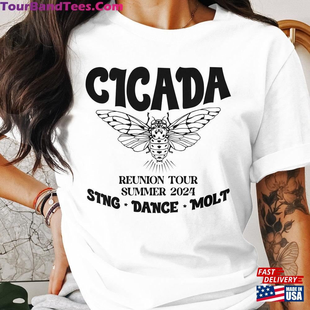 Cicada Reunion Tour Summer T-Shirt Sing Dance Molt Insect Concert Tee Cool Graphic Shirt Sweatshirt Hoodie 29Uf096519 – Utopia Fashion