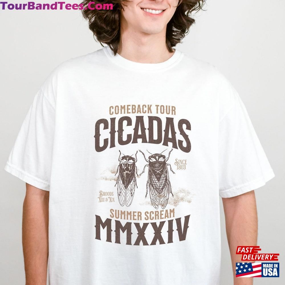 Cicada Shirt Comeback Tour Cicadas Unisex Soft Tee Funny Summer Graphic T-Shirt Classic 29Uf096970 – Utopia Fashion