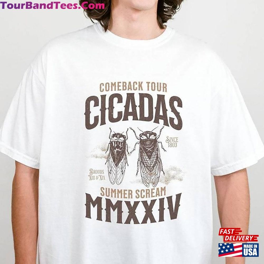 Cicada Shirt Concert Tour Year Of The Cicadas Sweatshirt T-Shirt 29Uf092853 – Utopia Fashion