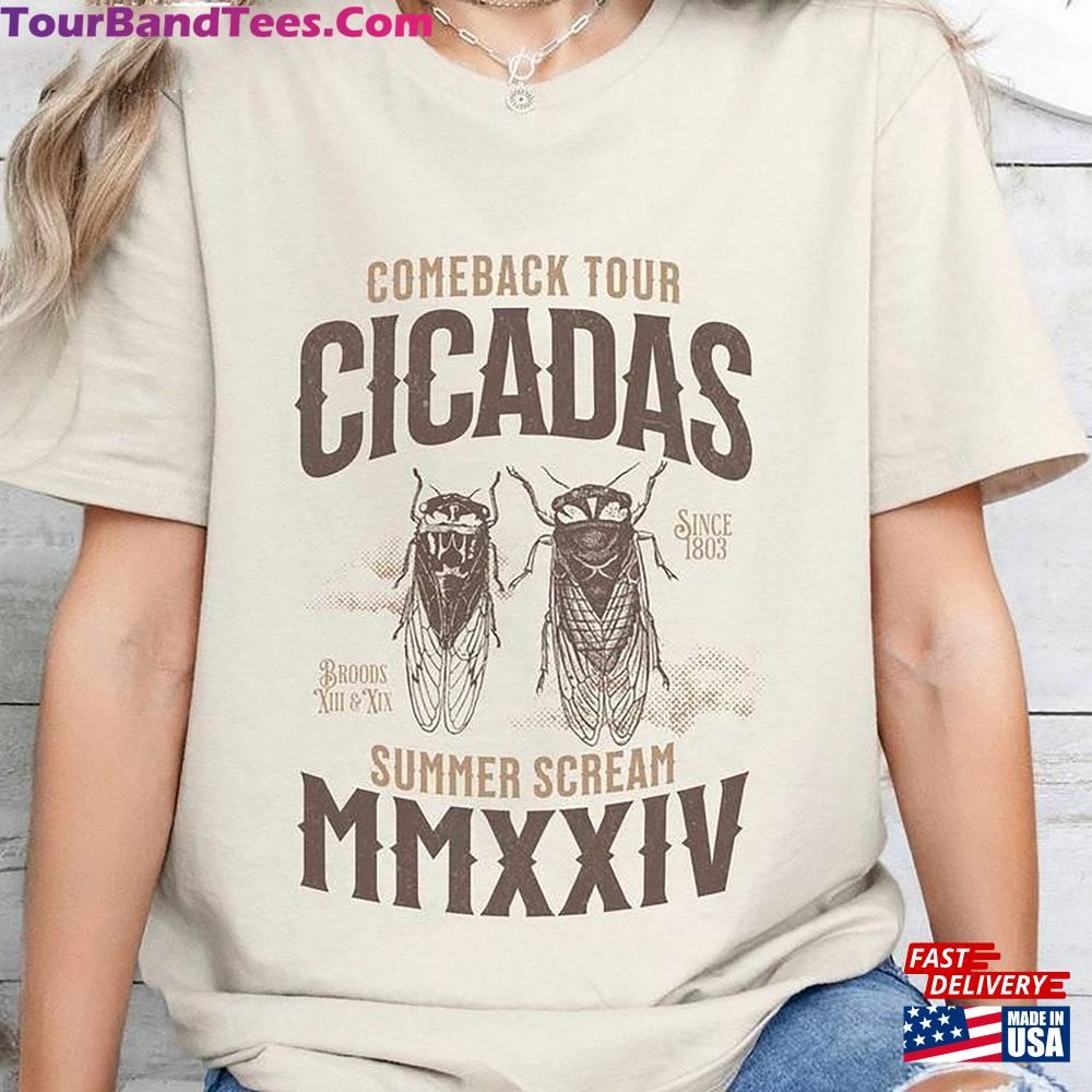 Cicada Shirt Concert Tour Year Of The Cicadas Sweatshirt T-Shirt 29Uf092853 – Utopia Fashion