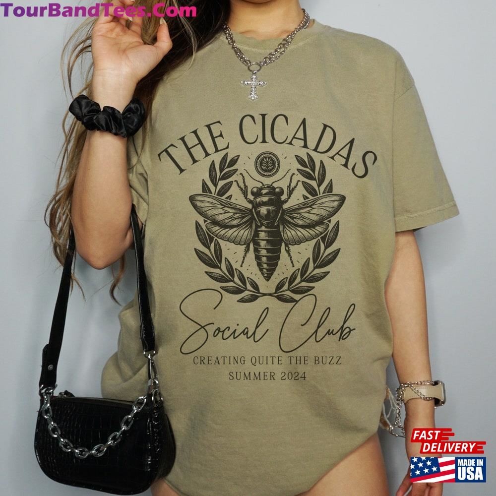 Cicada Social Club Comfort Colors Tshirt Sweatshirt Unisex 29Uf107145 – Utopia Fashion