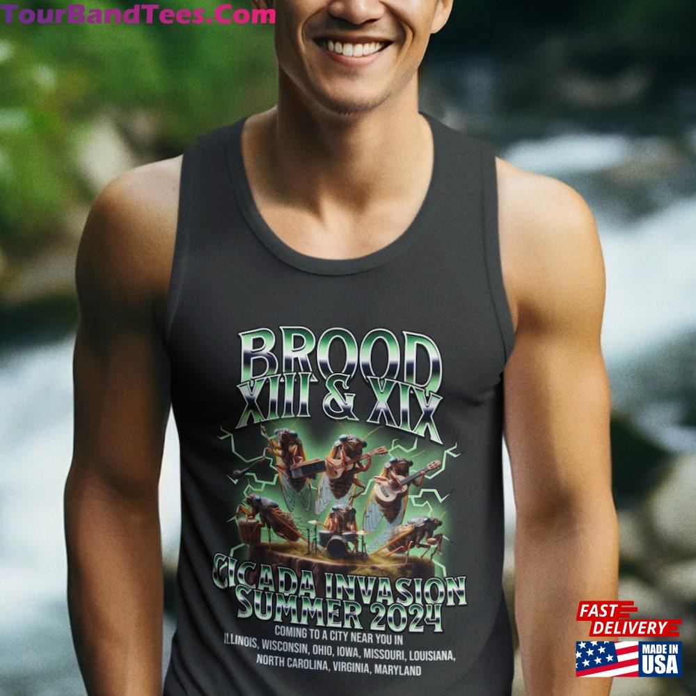 Cicada Summer Tank Top Vintage Bootleg 80S Band Style Brood Xiii Xix T-Shirt Hoodie 29Uf107132 – Utopia Fashion