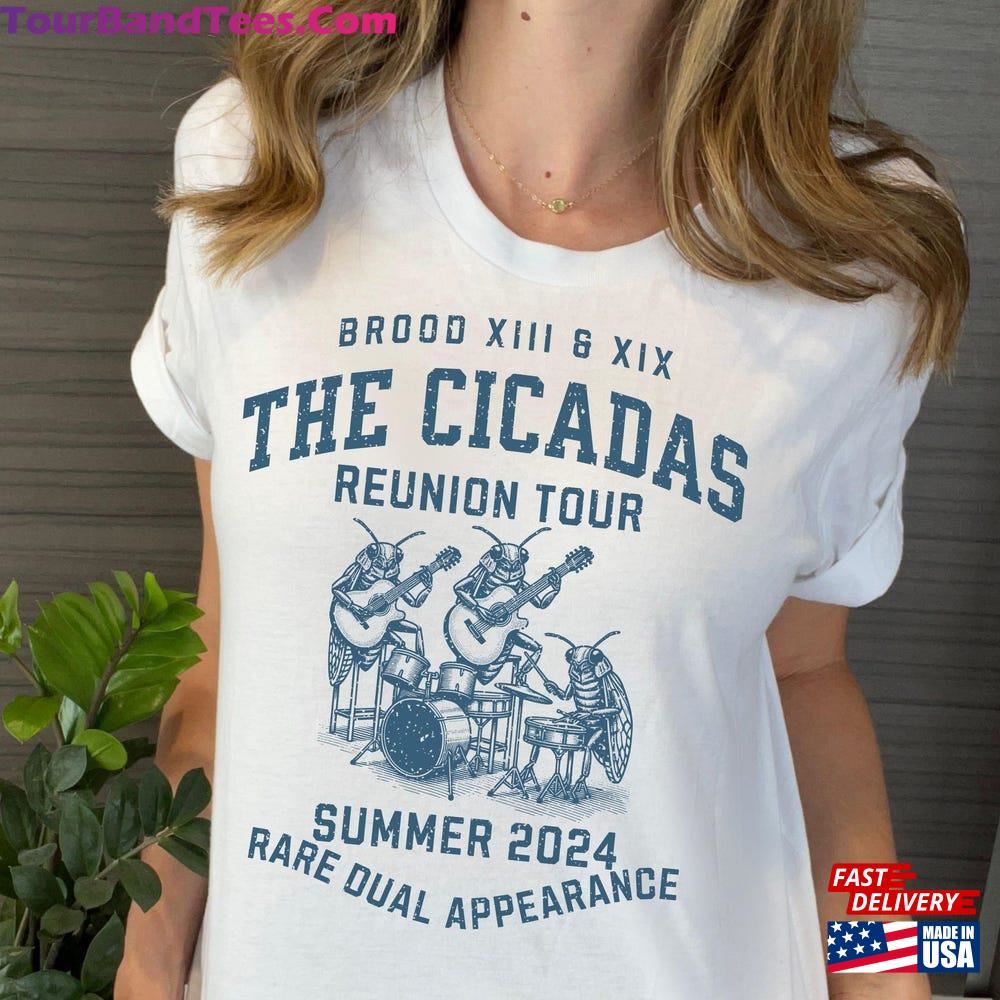 Cicadas Concert Shirt Reunion Summer Cicada Band Tshirt T-Shirt Unisex 29Uf107154 – Utopia Fashion