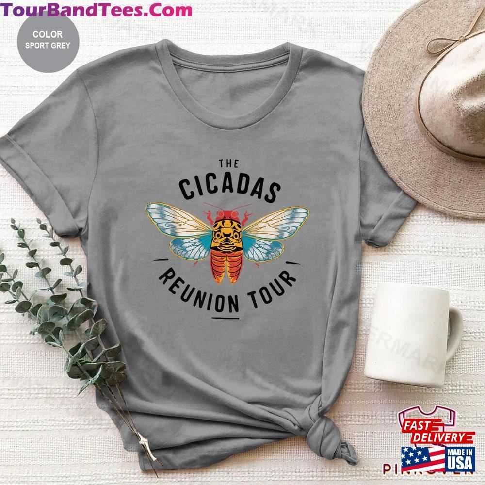 Cicadas Reunion Tour Cicadapocolypse Attack T-Shirt Cicada Emergence Michigan Brood Xiii Classic 29Uf112349 – Utopia Fashion