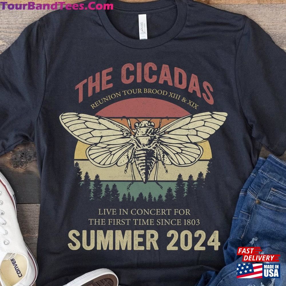 Cicadas Reunion Tour Shirt Summer Scream Once In A Lifetime Broods Xiii Xix Invasion T-Shirt Unisex 29Uf106794 – Utopia Fashion