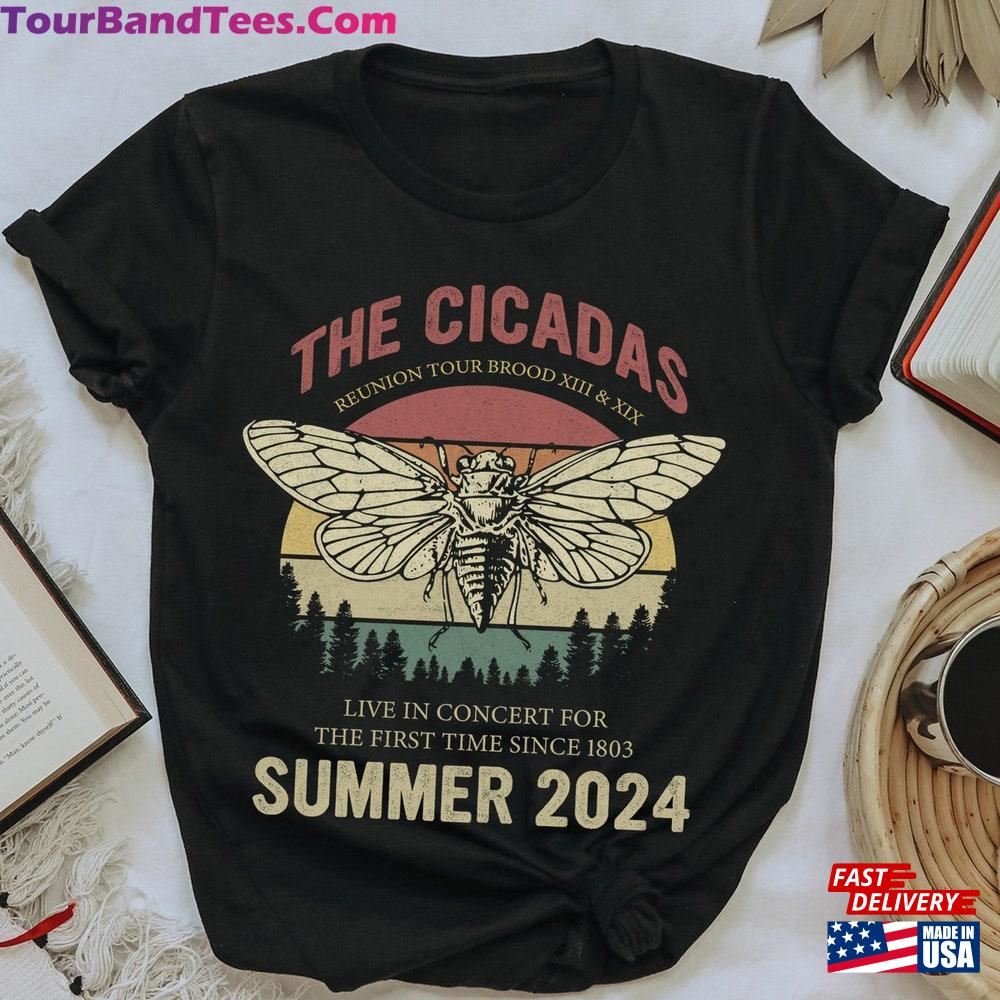 Cicadas Reunion Tour Shirt Summer Scream Once In A Lifetime Broods Xiii Xix Invasion T-Shirt Unisex 29Uf106794 – Utopia Fashion