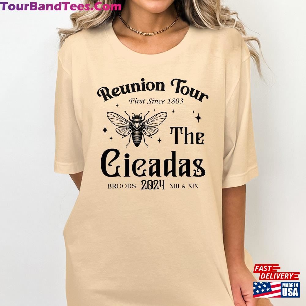 Cicadas Reunion Tour T-Shirt Broods Retro Concert Style Sweatshirt Unisex 29Uf107218 – Utopia Fashion