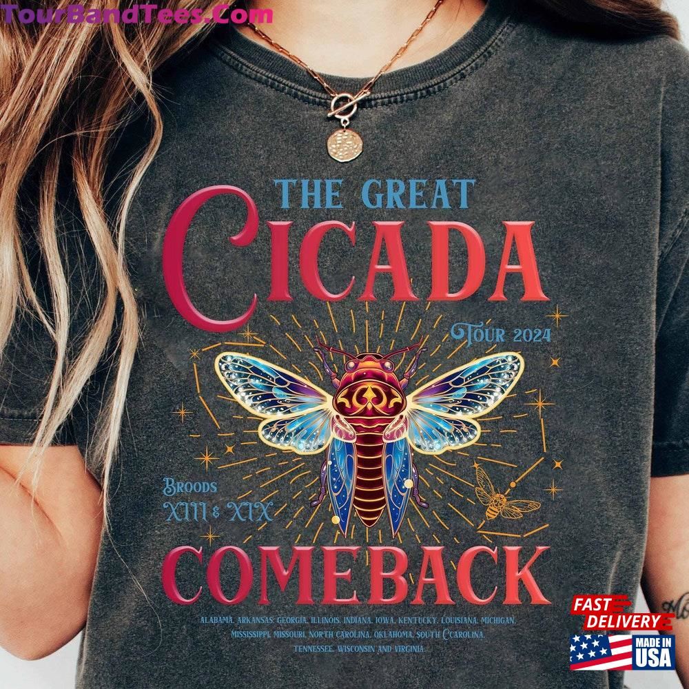 Cicadas Shirt Summer Scream Comeback Tour The Cicada Concert Tee Sweatshirt T-Shirt 29Uf096628 – Utopia Fashion