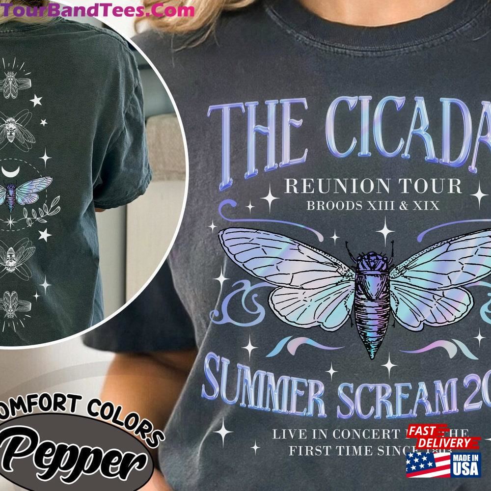 Cicadas Summer Scream Double Sided Comfort Colors Shirt Cicada Invasion Emergence Broods Xiii Sweatshirt Unisex 29Uf102193 – Utopia Fashion