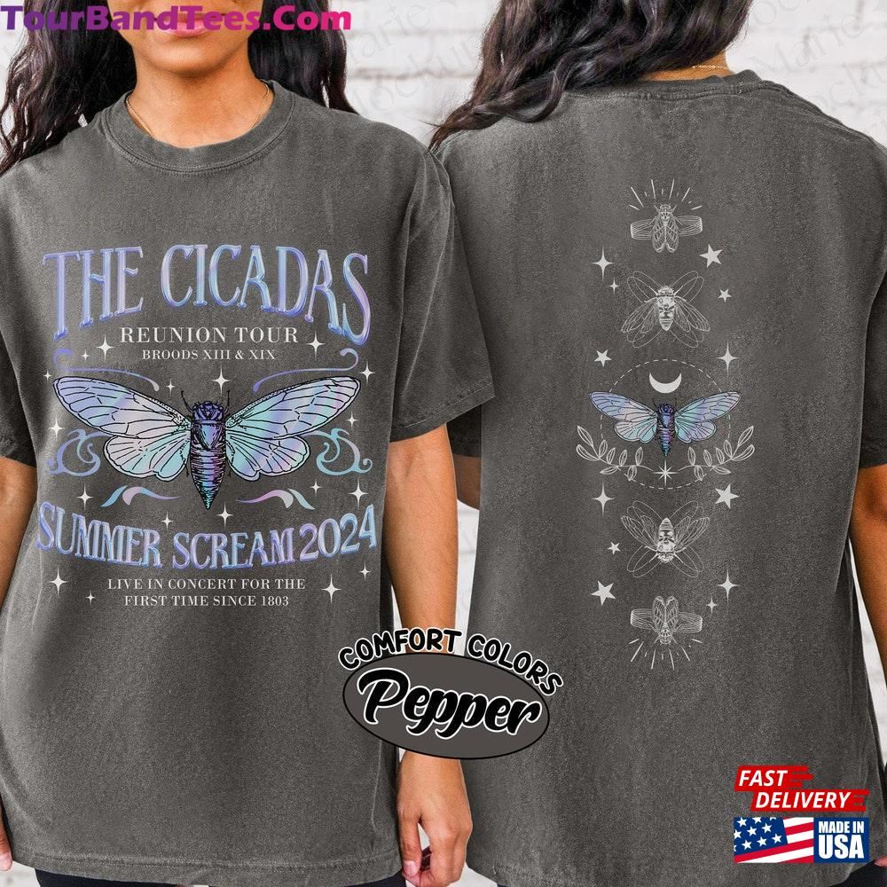 Cicadas Summer Scream Double Sided Comfort Colors Shirt Cicada Invasion Emergence Broods Xiii Sweatshirt Unisex 29Uf102193 – Utopia Fashion