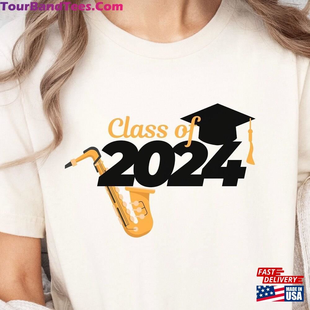 Class Of Saxaphone Band T-Shirt Unisex Marching Kid Graduation Gift Senior Sax Player Group Tee Classic 29Uf117143 – Utopia Fashion