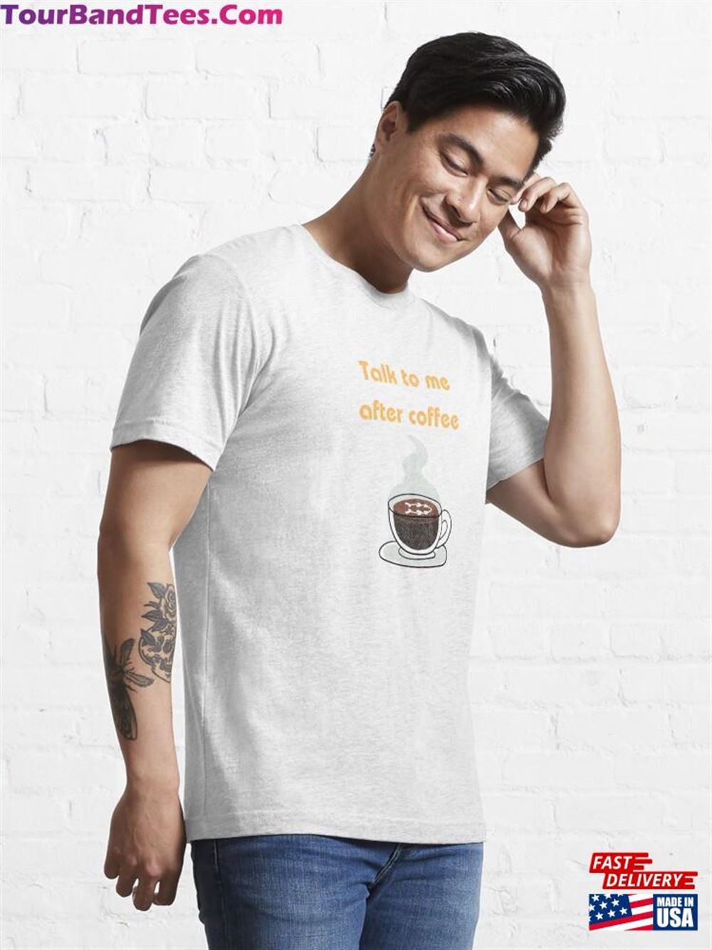 Coffee First Essential T-Shirt Sweatshirt Unisex 29Uf115889 – Utopia Fashion