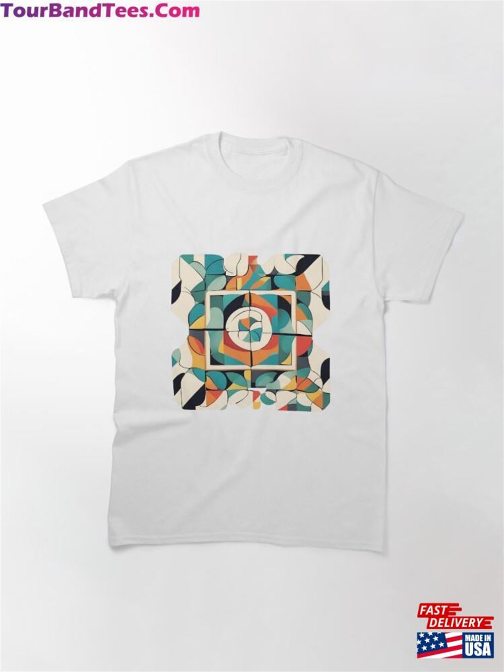 Colorful Puzzle Trending Geometric Patterns With A Unique Design Twist Classic T-Shirt Hoodie 29Uf116345 – Utopia Fashion