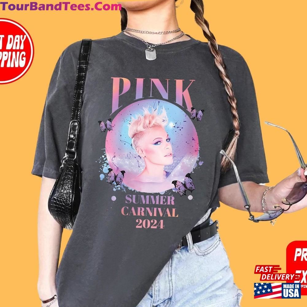 Comfort Colors P!Nk Summer Carnival Trustfall Album Tee Pink Singer Tour Sweatshirt Classic 29Uf111805 – Utopia Fashion