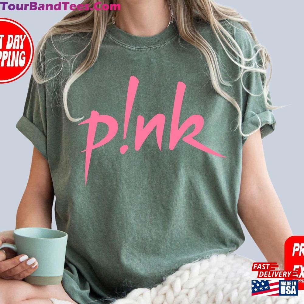 Comfort Colors P!Nk Summer Carnival Trustfall Album Tee Pink Singer Tour T-Shirt Unisex 29Uf092457 – Utopia Fashion