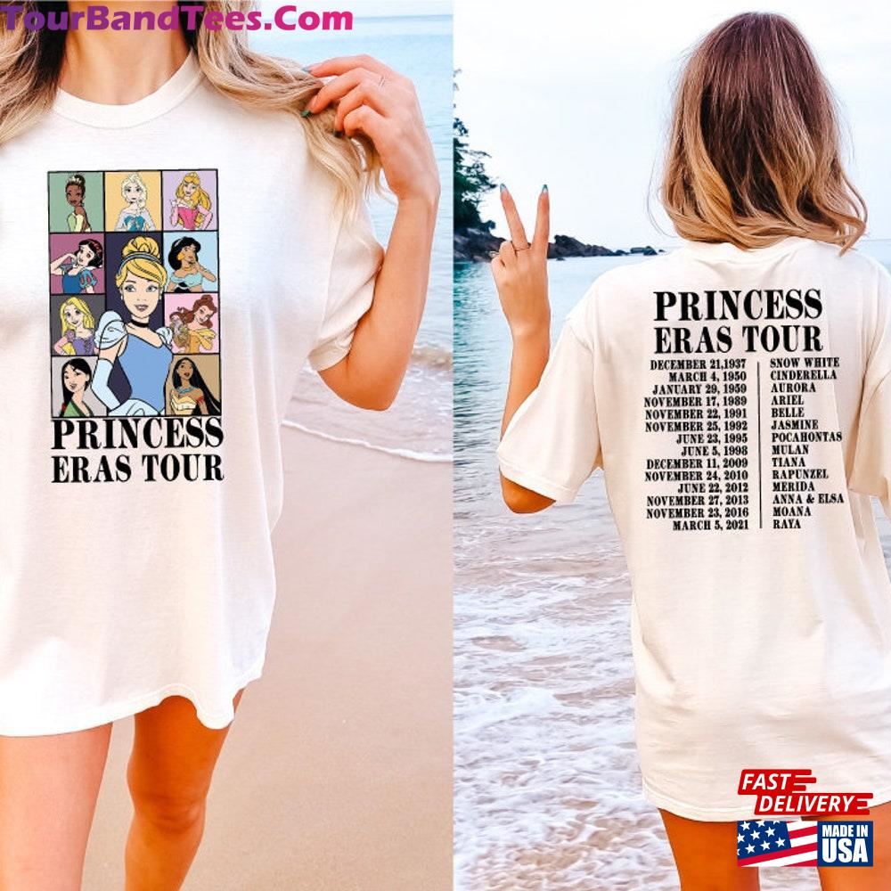 Comfort Colors Princess Eras Tour Shirt Disney Characters Disneyland T-Shirt Classic 29Uf103137 – Utopia Fashion