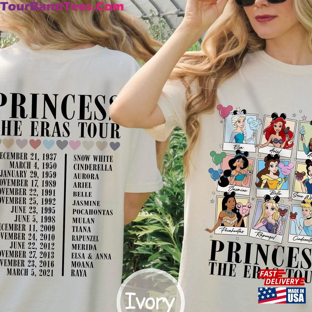 Comfort Colors Princess Eras Tour Shirt Disneyland Characters Hoodie Unisex 29Uf102422 – Utopia Fashion