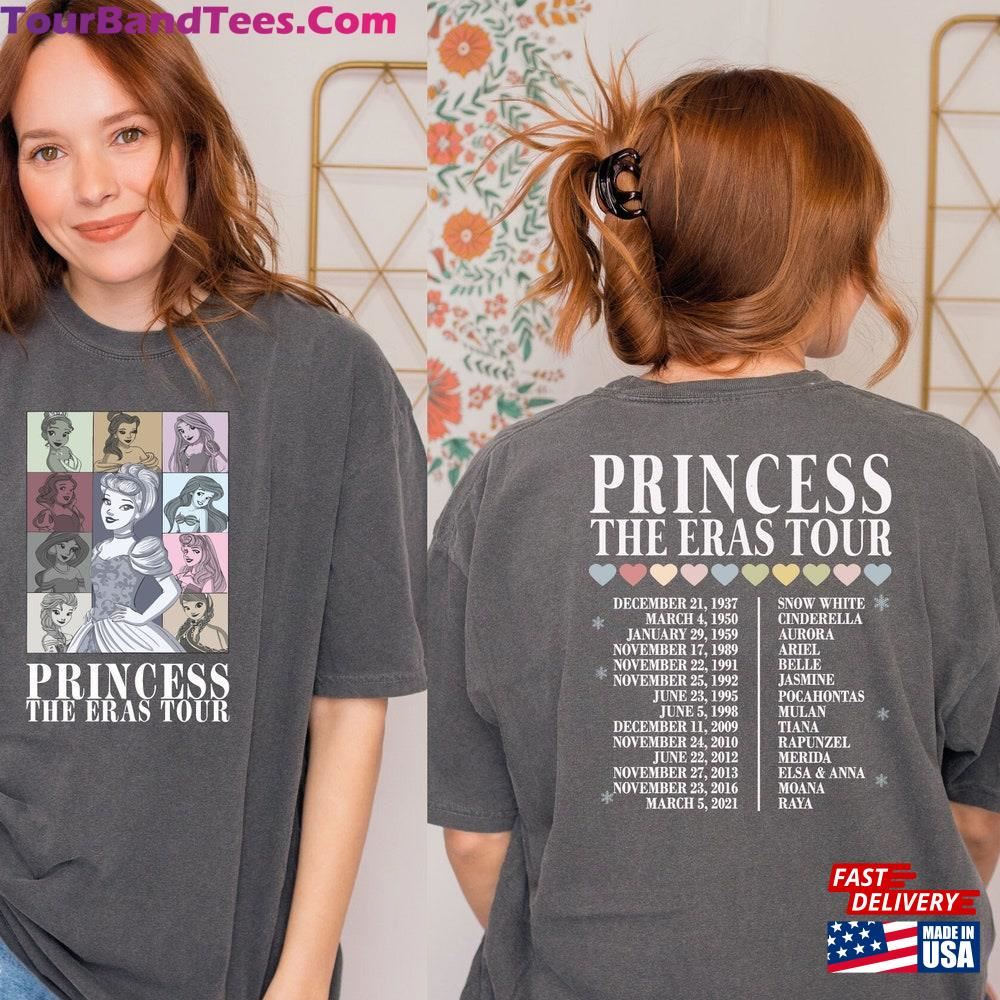 Comfort Colors Princess The Eras Tour Shirt Disney Characters Girl Trip Classic Hoodie 29Uf117015 – Utopia Fashion