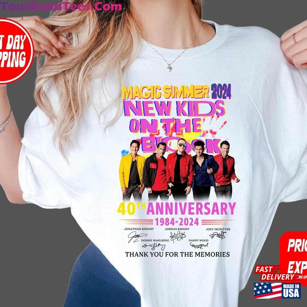 Comfort Comfors Nkotb Magic Summer Shirt New Kids On The Block Vintage Group Tour T-Shirt Unisex 29Uf092808 – Utopia Fashion