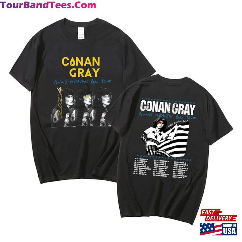 Conan Grey Found Heaven On Tour Shirt Gray Concert Tee T-Shirt Sweatshirt 29Uf106394 – Utopia Fashion