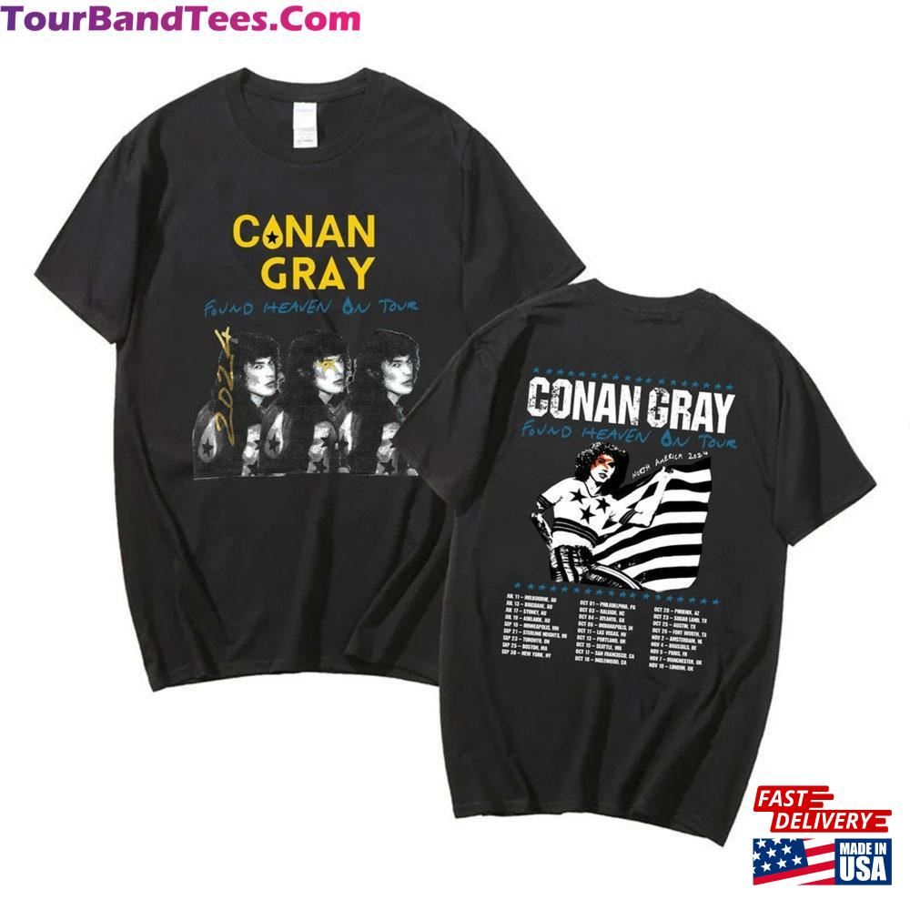 Conan Grey Found Heaven On Tour Shirt Gray Concert Tee Unisex Classic 29Uf102191 – Utopia Fashion