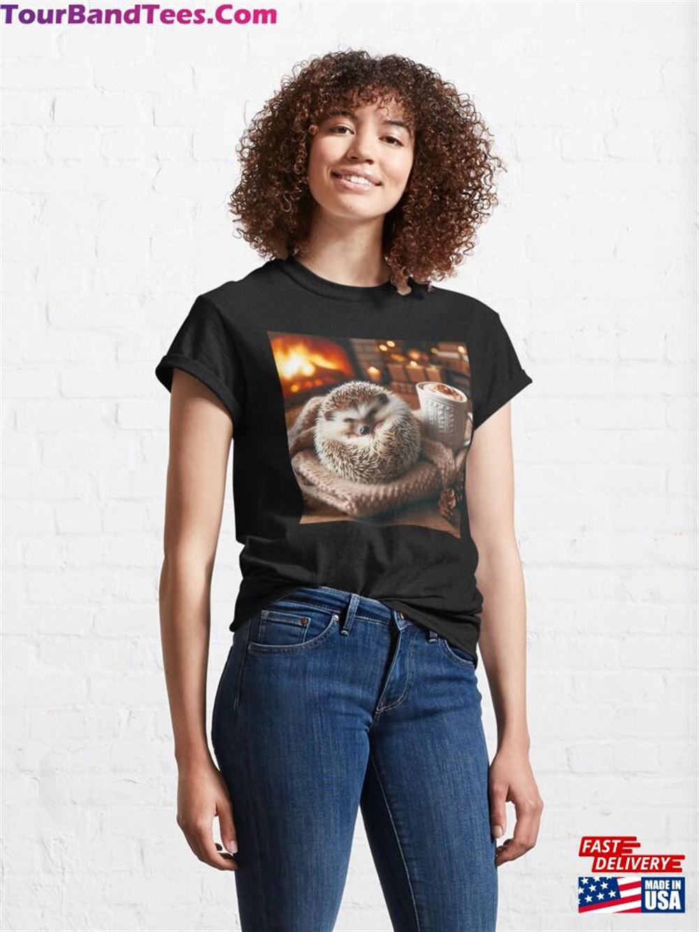 Cozy Hedgehog Classic T-Shirt Unisex 29Uf110730 – Utopia Fashion