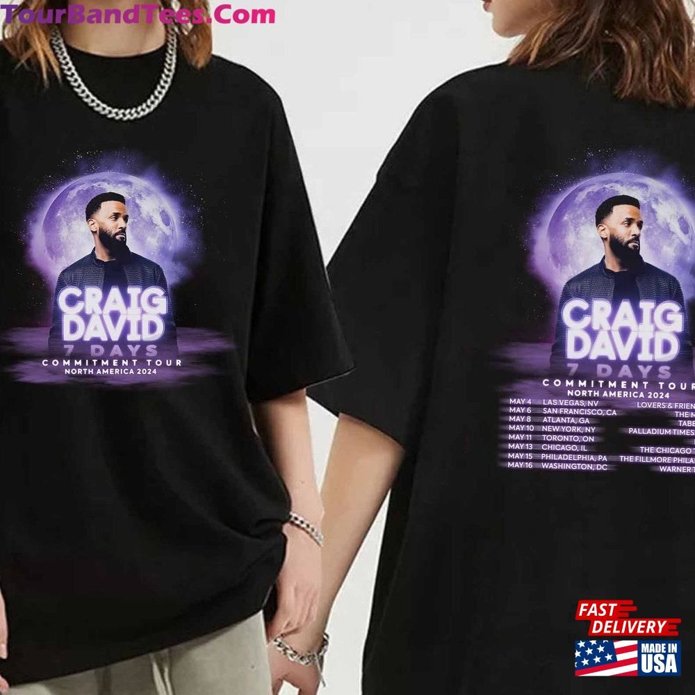 Craig David Days Commitment Tour Shirt Fan T-Shirt Classic 29Uf107214 – Utopia Fashion