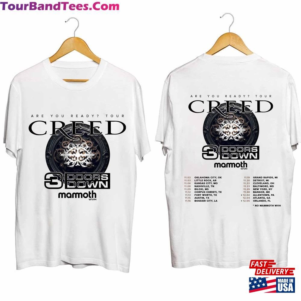 Creed Tour Shirt Are You Ready Unisex Sweatshirt 29Uf116922 – Utopia Fashion