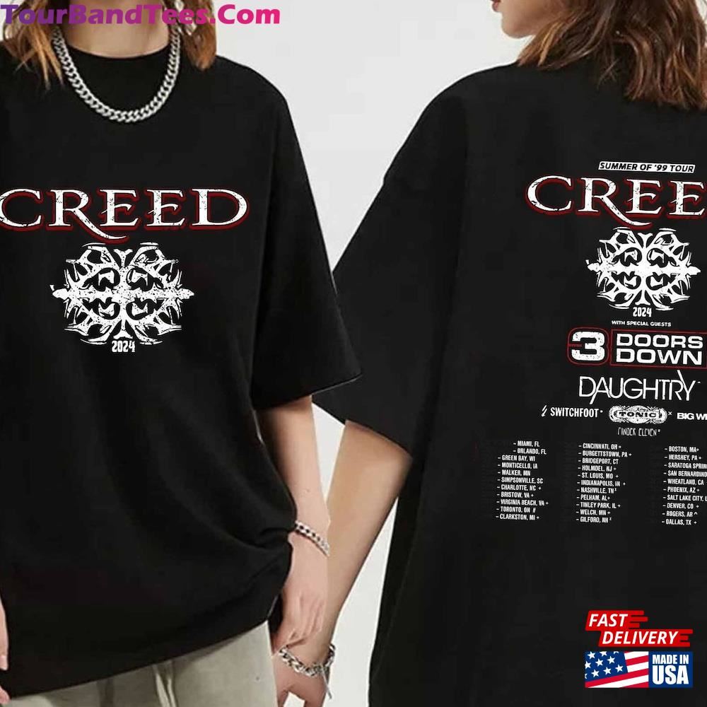 Creed Tour Summer Of Shirt Band Fan Concert T-Shirt Hoodie 29Uf102574 – Utopia Fashion