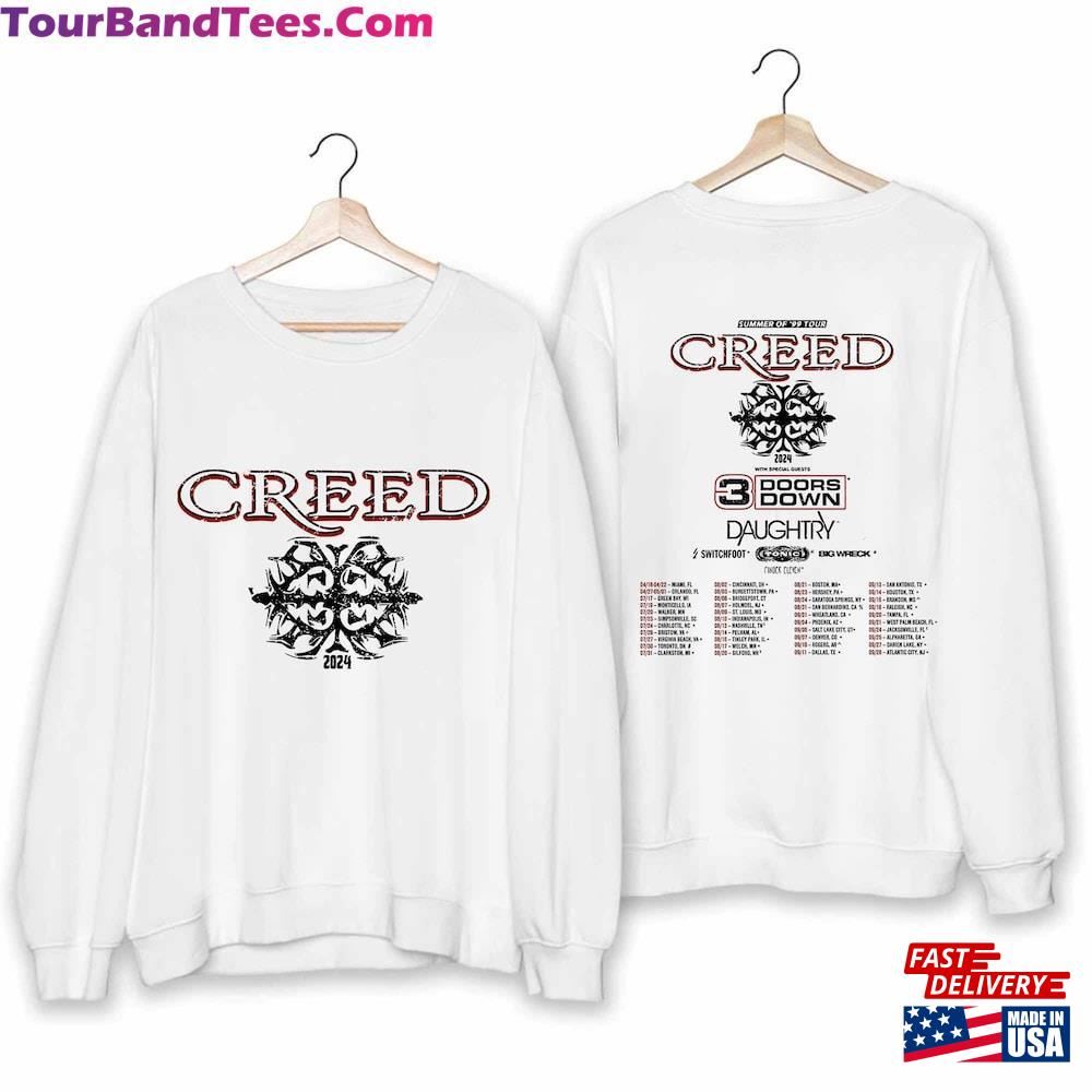 Creed Tour Summer Of Shirt Band Fan Concert T-Shirt Hoodie 29Uf102574 – Utopia Fashion