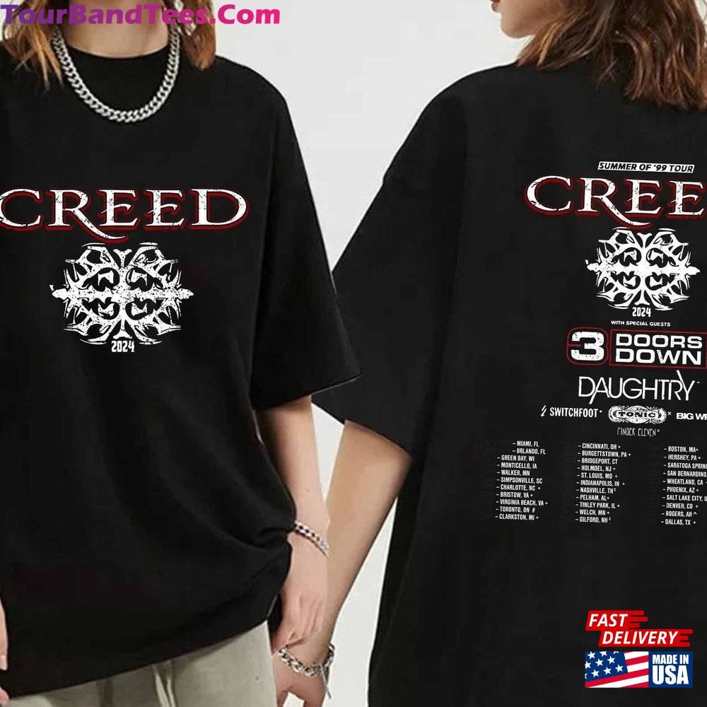 Creed Tour Summer Of Shirt Band Fan Concert T-Shirt Unisex 29Uf092622 – Utopia Fashion