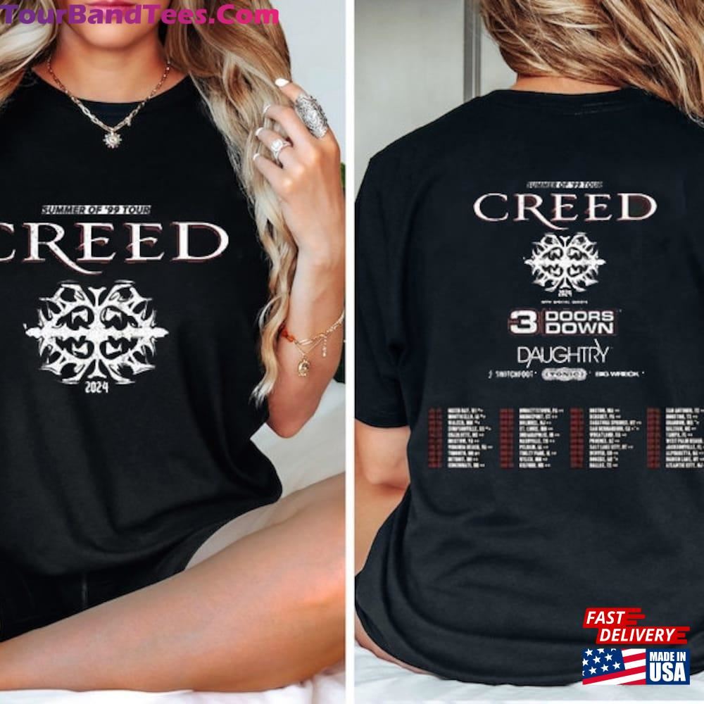 Creed Band Tour Summer Of Shirt Fan Gift Concert Merch Classic Unisex For 29Uf097264 – Utopia Fashion