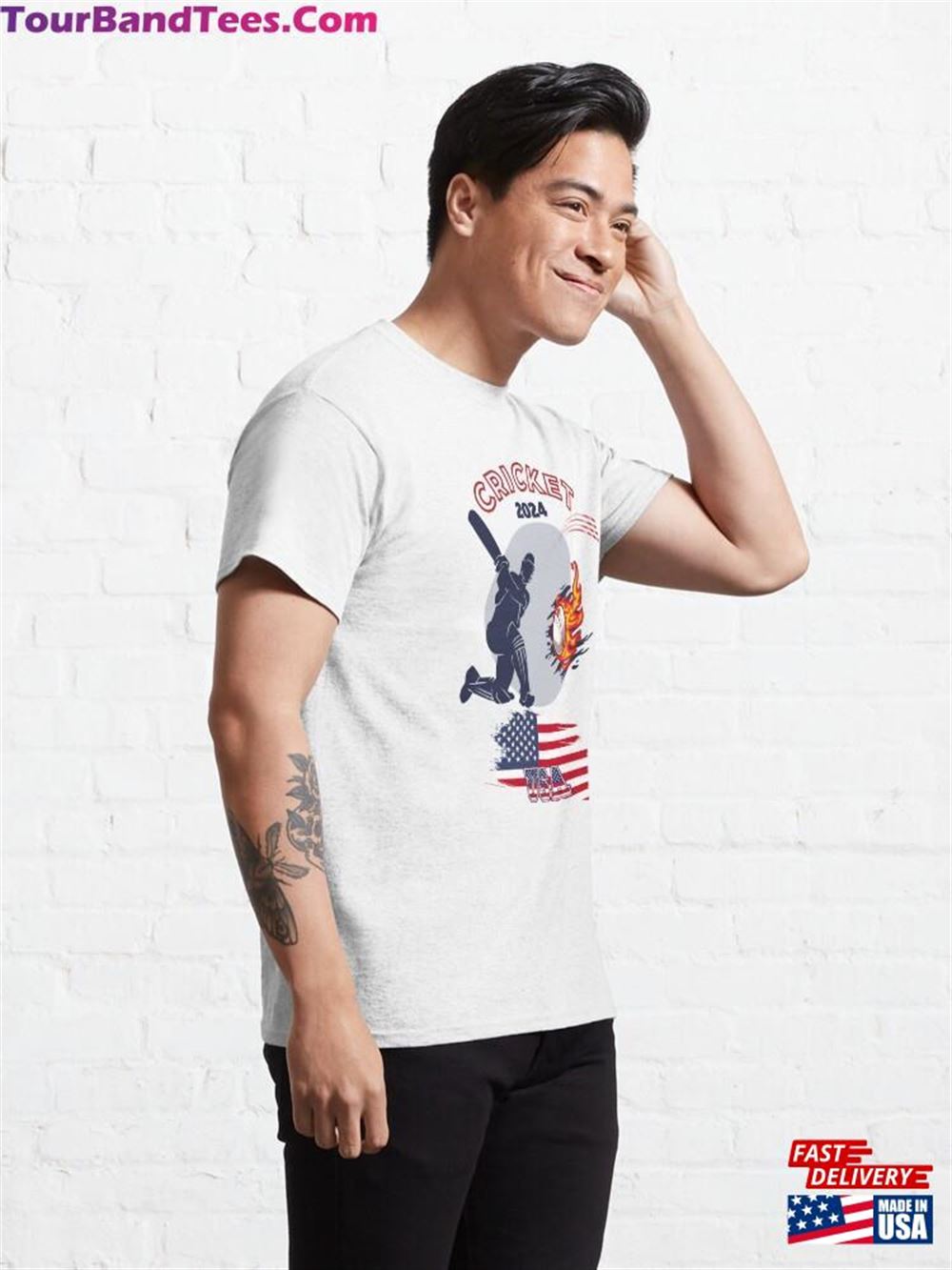 Cricket Usa Classic T-Shirt Unisex 29Uf112407 – Utopia Fashion